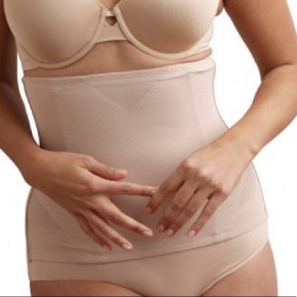 Miraclesuit Beige SlimSolutions Shaping Waist Cincher Size XL Shapewear Slimming
